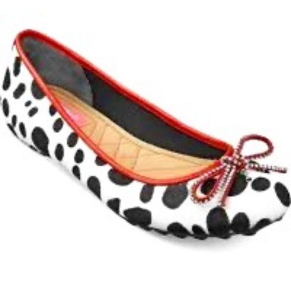 Isaac Mizrahi NY Faunlee‎ Leather Flats 7.5 GUC